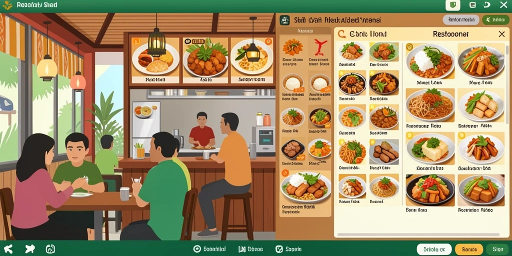 Tampilan awal permainan yang menarik.