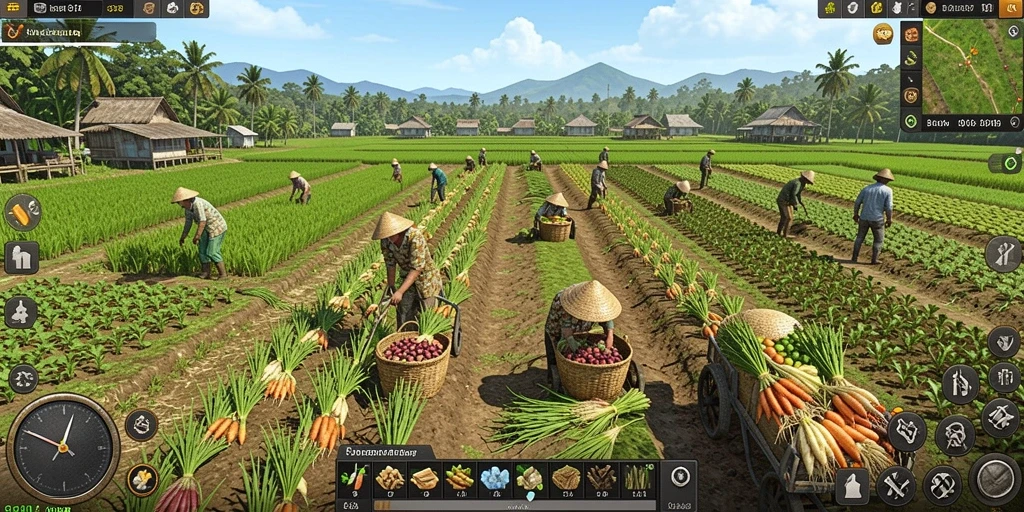 Tampilan menu utama yang menarik dan mudah dipahami.