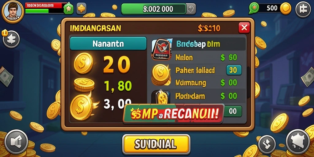 Tampilan antarmuka yang cerah dan menarik.