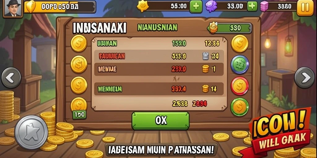Tampilan menu utama yang menarik dan mudah dinavigasi.