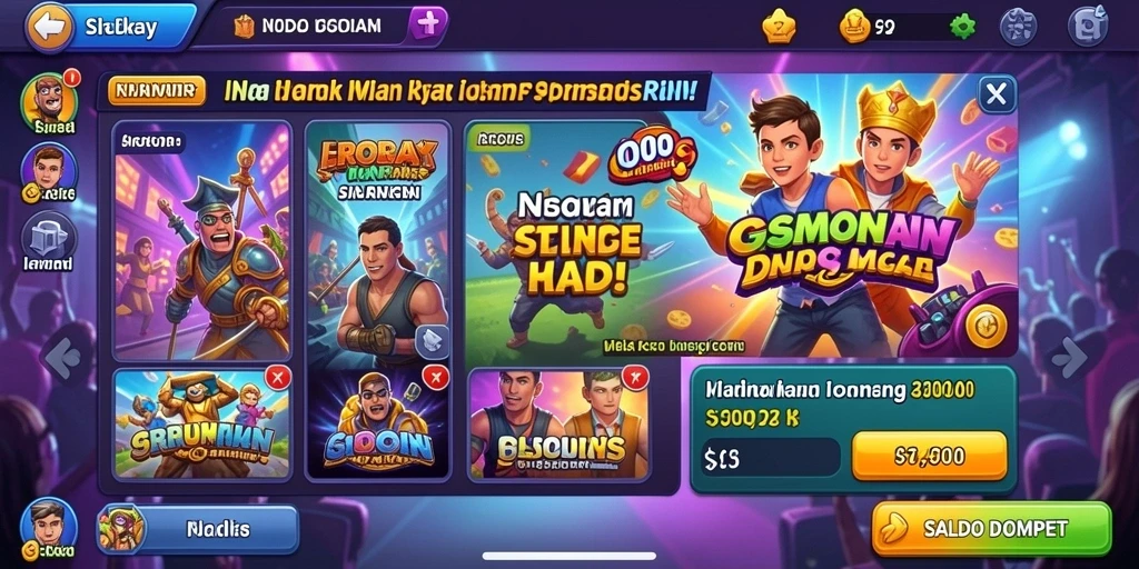 Tampilan utama VALOHOKI yang menarik dan mudah dinavigasi.