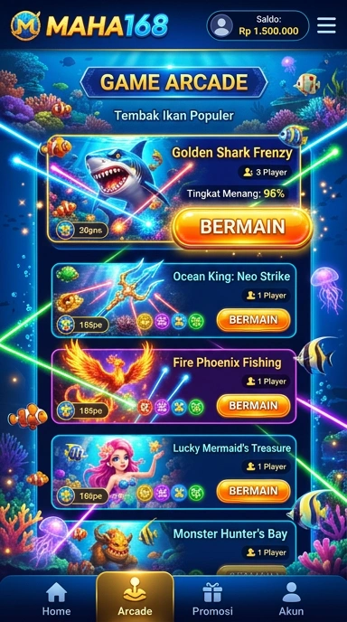 Pratinjau antarmuka maha168 — aplikasi APK resmi Android v5.7.6